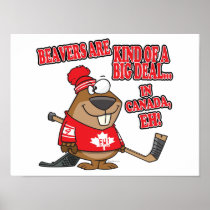 beavers kind of big deal in canada posters