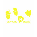 Beavers N Ducks T-Shirt by MovieQuoteTees Beavers N Ducks T-Shirt