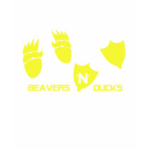 Beavers N Ducks T-Shirt by MovieQuoteTees Beavers N Ducks T-Shirt