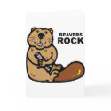 Beavers Rock cards by animalworld Beavers Rock cards