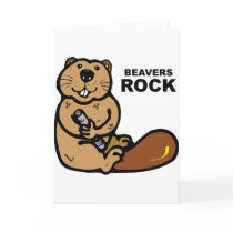 Beavers Rock cards by animalworld Beavers Rock cards