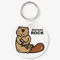 Beavers Rock keychains by animalworld Beavers Rock keychains