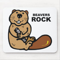 Beavers Rock Mousepads