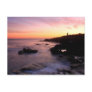 Beavertail Ocean Bluffs Lighthouse Sunset Post Cards