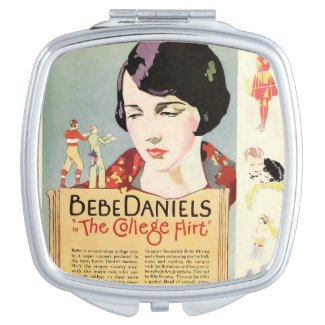 Bebe Daniels 1926 silent movie exhibitor ad Mirror For Makeup