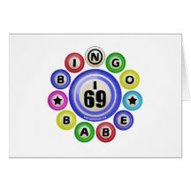Bebé del bingo I69 Tarjeta