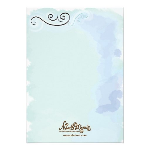 Bebe - French Inspired baby shower invitation