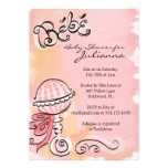 Bebe - French Inspiried Baby Shower Invite