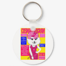 Bebe Frise on Cosmammogram Mag Keychain