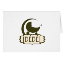 Bébé Gifts Greeting Card