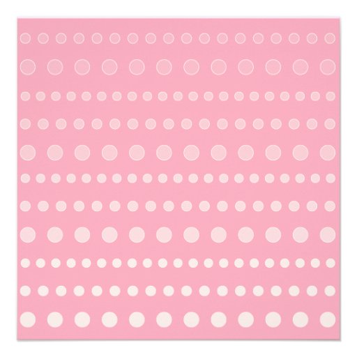 Bébé Modern Swirl n Dot - Baby Girl Shower Invite