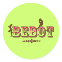 Bebot + Babae + Women Pinoy Pride Round Sticker