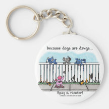 Because Dogs are Dawgs Keychains