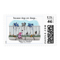 Because Dogs are Dawgs postage