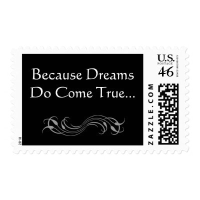 Because Dreams Do Come True Stamp by White_Wedding