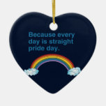 Because every day is Straight Pride day-.png Ornaments