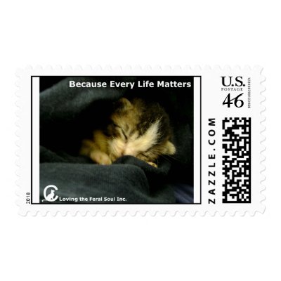 Because Every Life Matters Postage Stamps by feralsoul
