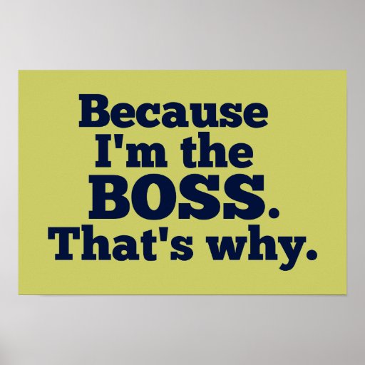 Funny Boss Posters & Prints