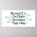 Because I'm the Flight Attendant posters