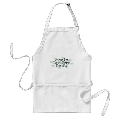 Because I'm the High Jumper Aprons by busybrain
