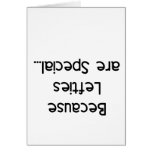 Because Lefties are Special Cards