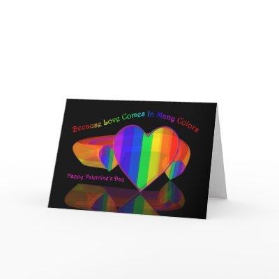 Because Love Comes In Many Colors Cards by niagaragirl