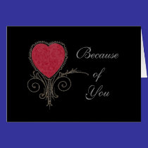 Because of You - LOVE cards