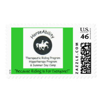 "Because Riding Is For Everyone!" postage