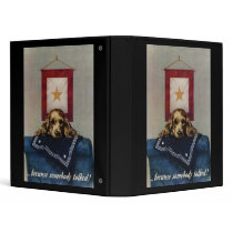 Because Somebody Talked Vinyl Binders