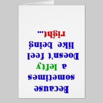 Because Sometimes a Lefty cards