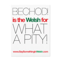 BECHOD! postcards by SSIWelsh BECHOD! postcards