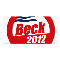 Beck 2012 Button Photo Greeting Card