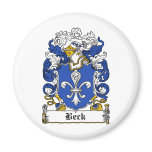 Beck Family Crest Refrigerator Magnets