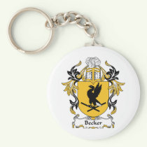 Becker Family Crest Keychain
