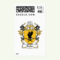Becker Family Crest Stamps
