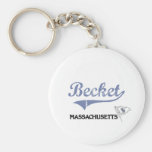 Becket Massachusetts City Classic Key Chain