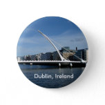 Beckett Bridge Dublin Ireland River Badge Name Tag