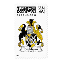 Beckham Family Crest Postage