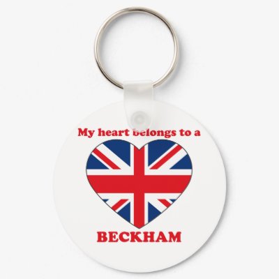 Beckham Keychain by ValentinesDayTshirts