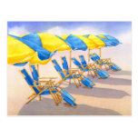 Beckoning Beachbrellas Post Card