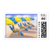 Beckoning Beachbrellas postage