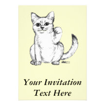 Beckoning Kitty Cat Maneki Neko Announcement