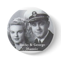 Becky & George Hannie button by hannie_san Becky & George Hannie button