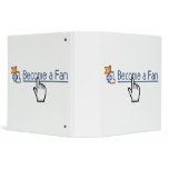 Become a Fan 3 Ring Binder