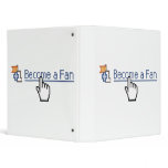 Become a Fan 3 Ring Binder