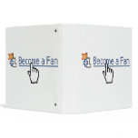 Become a Fan 3 Ring Binder