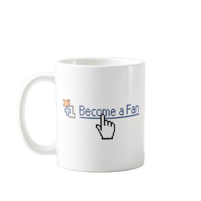 Become a Fan Coffee Mug by ChidoWear