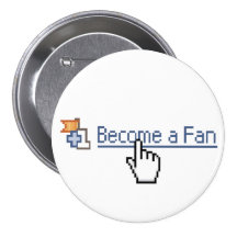 Become a Fan Pinback Buttons