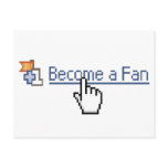 Become a Fan Postcard