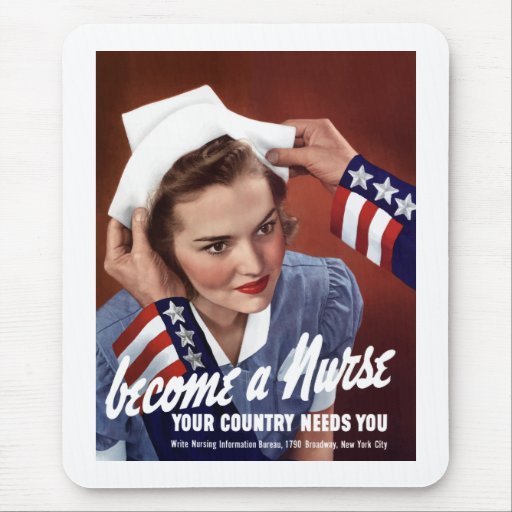 Become A Nurse Mouse Pads